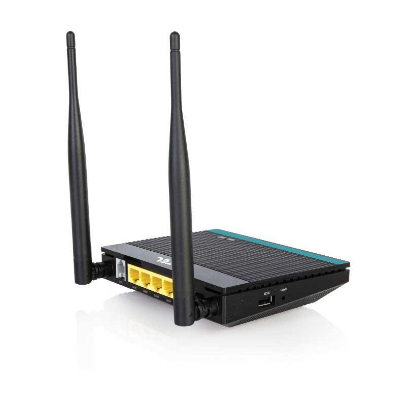 مودم روتر بی سیم دو آنتن یوتل Utel مدل A304 - متین جانبی