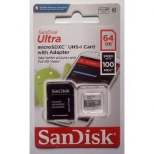 میکرو مموری SanDisk مدل Ultra A1 100MB ظرفیت 64GB