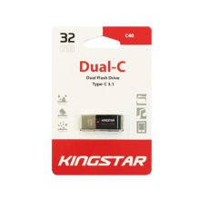 فلش مموری KingStar مدل C40 Dual-c USB3.2 ظرفیت 32 گیگابایت